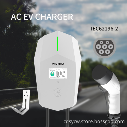 AC Зарядное устройство 22 кВт Wi -Fi EV Charger Commercial Ev Charger с интеллектуальной балансировкой автомобильной зарядки